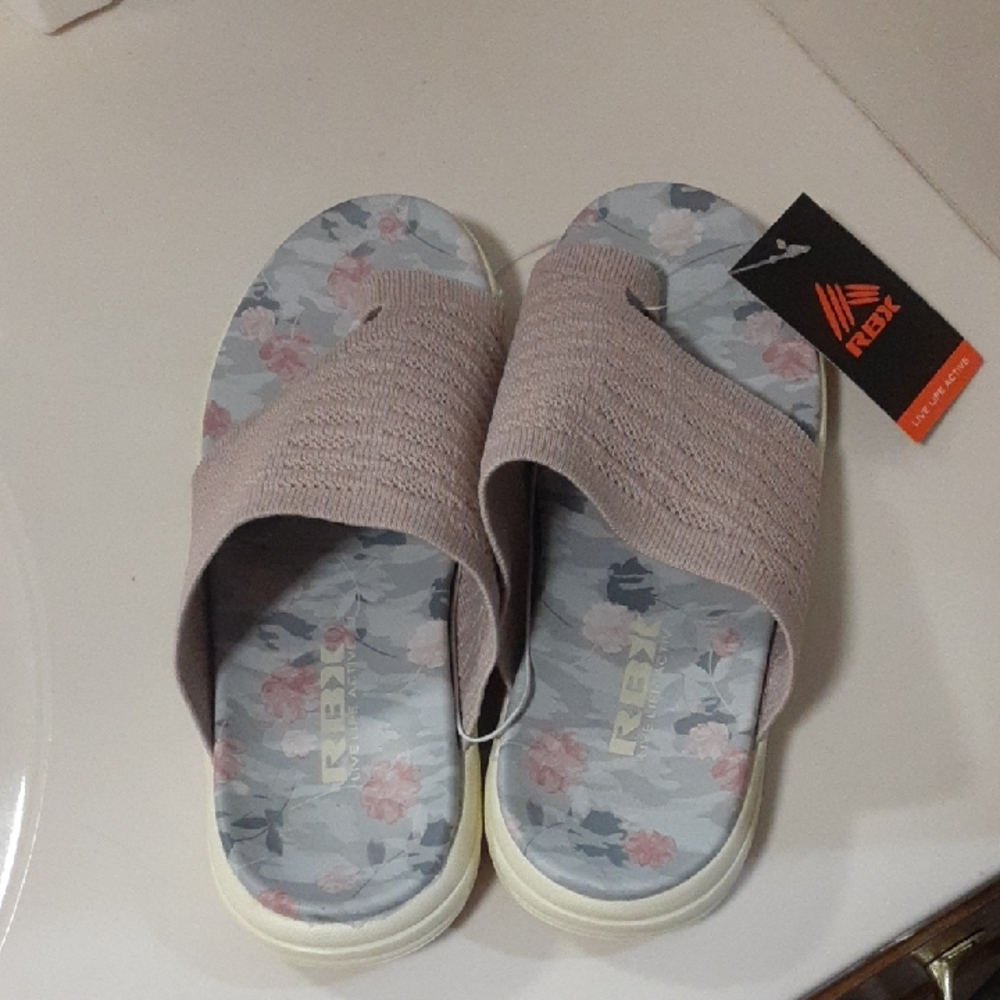 RBX Live Life Active Purple Sandals. Size 6. New With Tags.